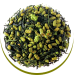 Genmaicha: Green tea with grilled rice grains